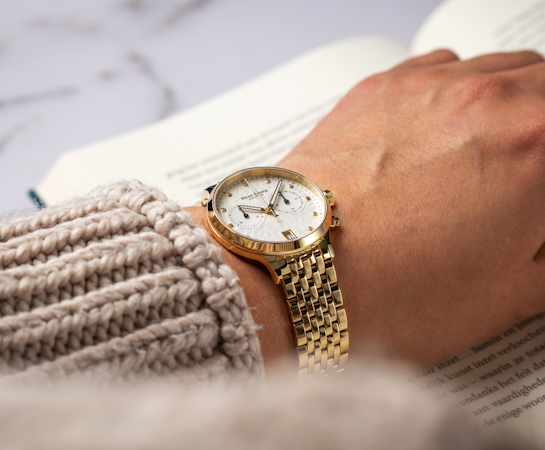 Bologna Women's Chronograph by Bruno Söhnle Gold Mood