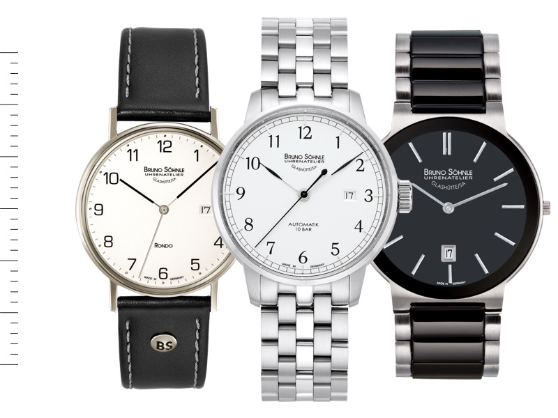 bruno soehnle glashütte uhren fuer männer